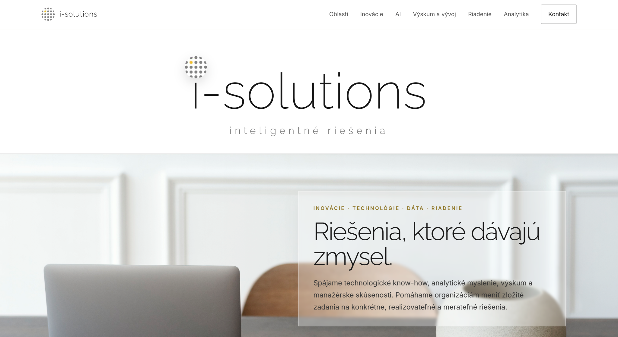 i-solutions – inteligentné riešenia